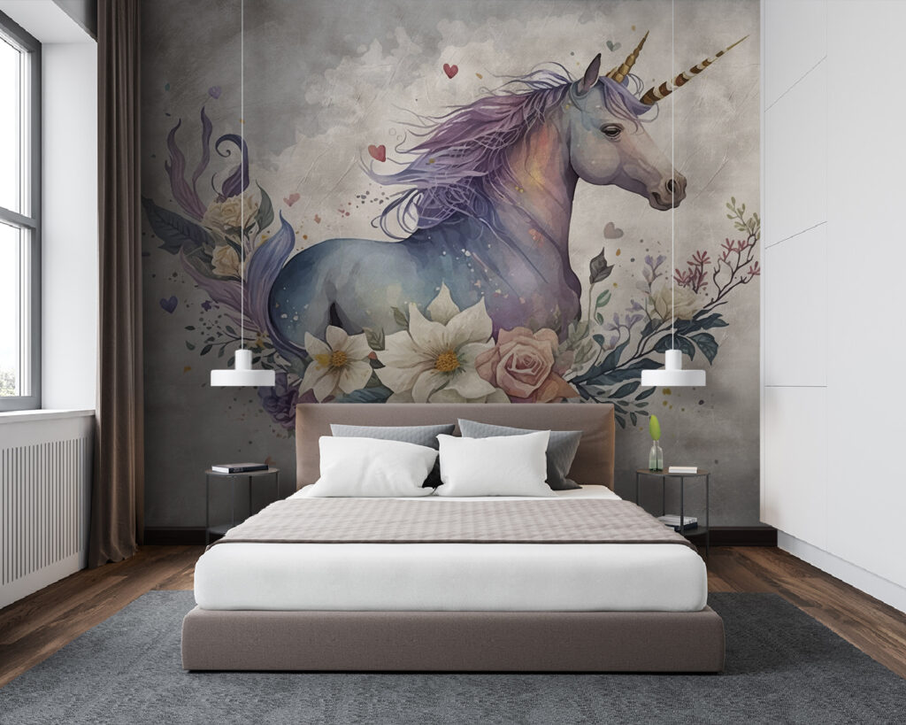 Unicornio entre flores — interior 4