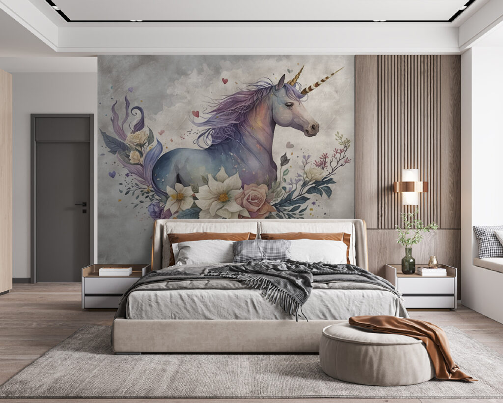 Unicornio entre flores — interior 5