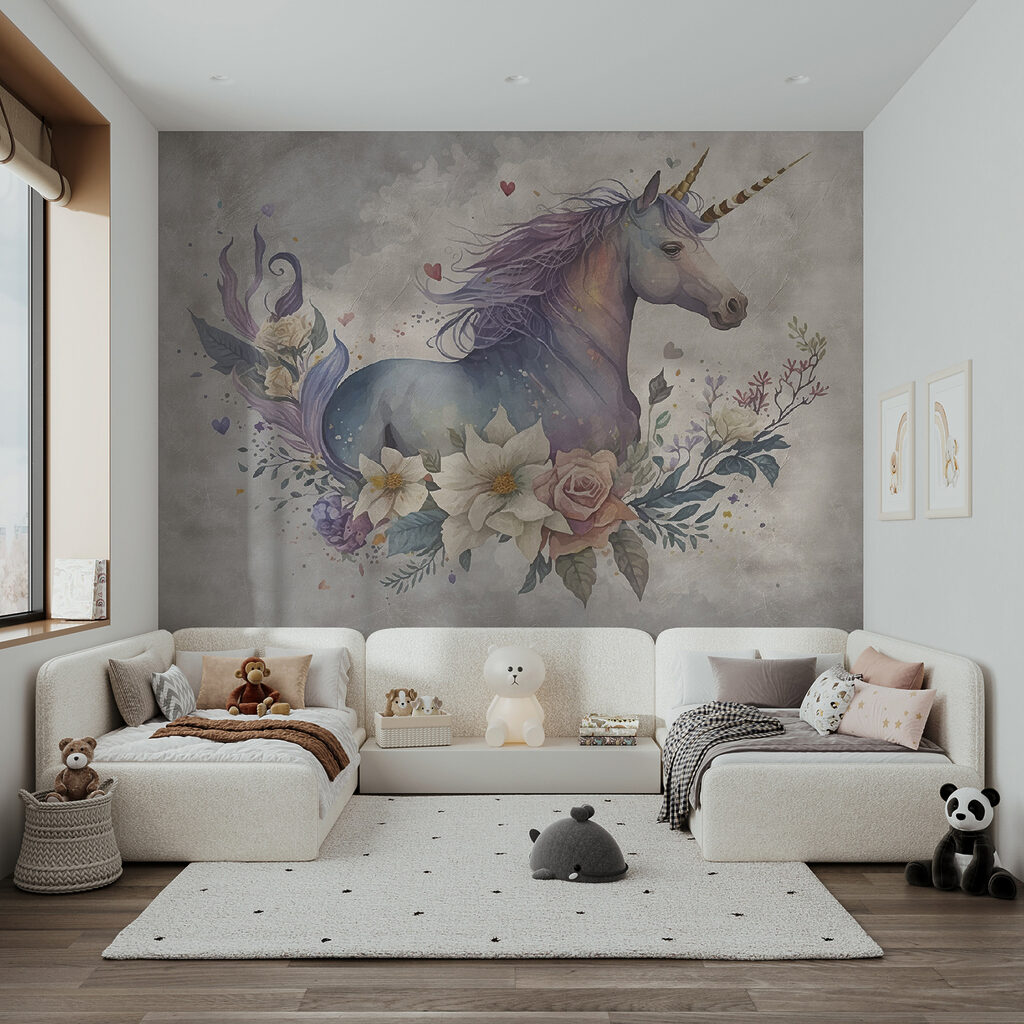 Unicornio entre flores — interior 7
