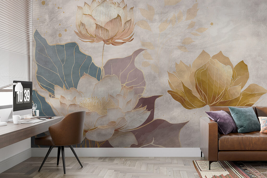 Flores de agua doradas — interior 6
