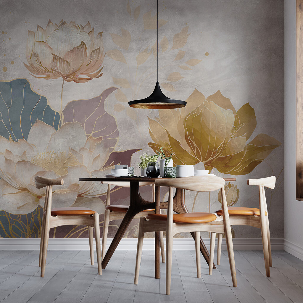 Flores de agua doradas — interior 7