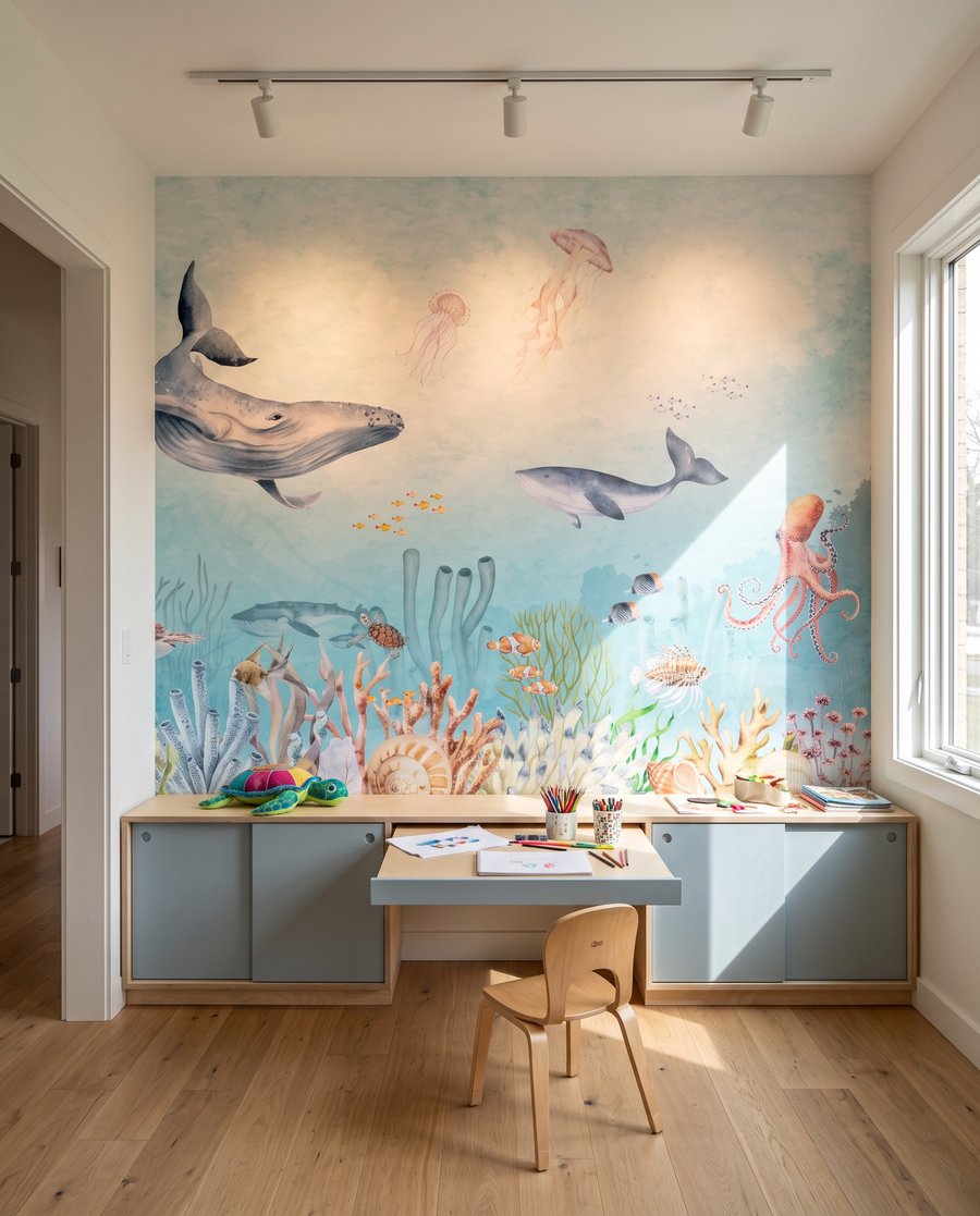 Ballenas entre medusas — interior 3