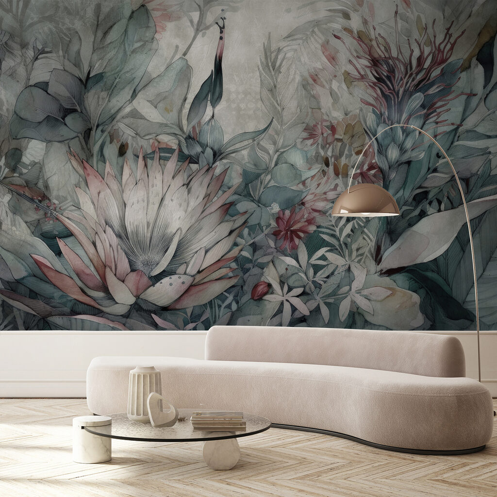 Ave entre hojas tropicales — interior 4