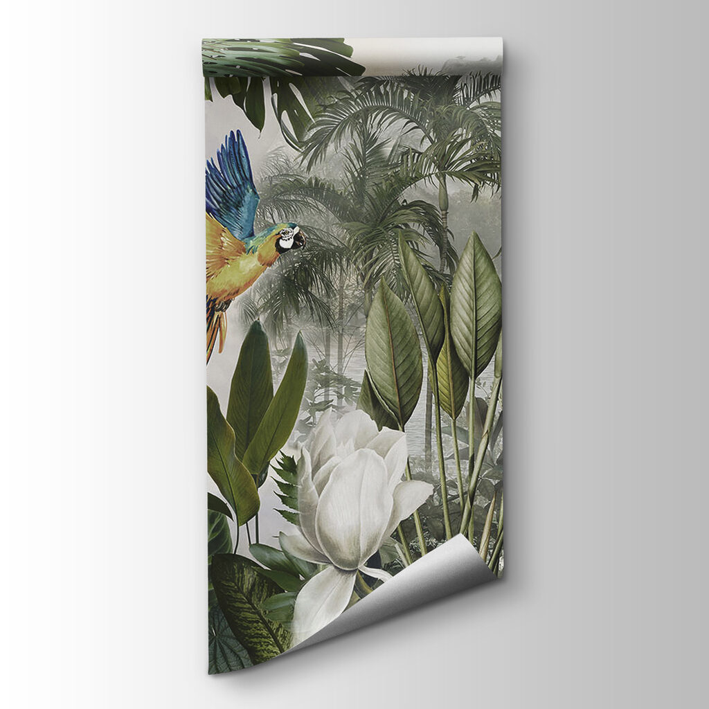 Loros en bosque claro — vista del producto