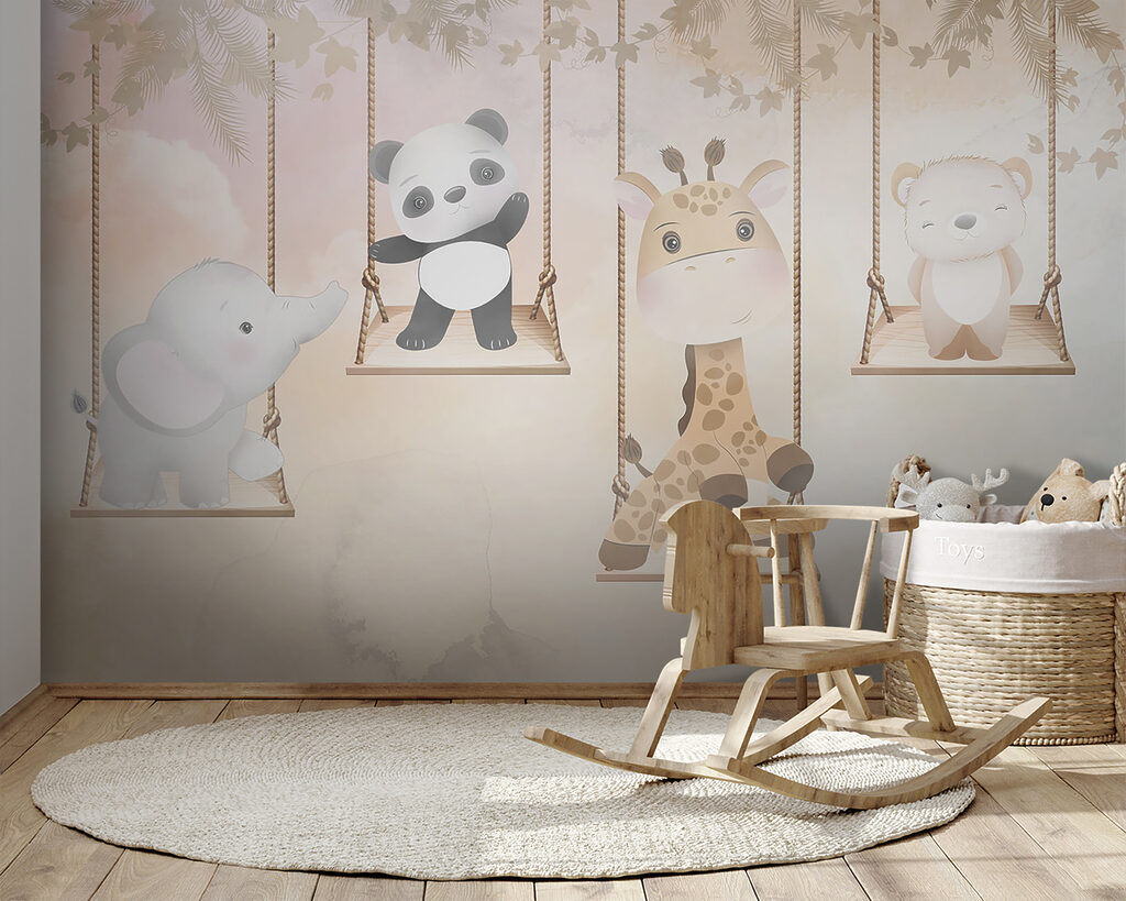 Animalitos en columpios — interior 4