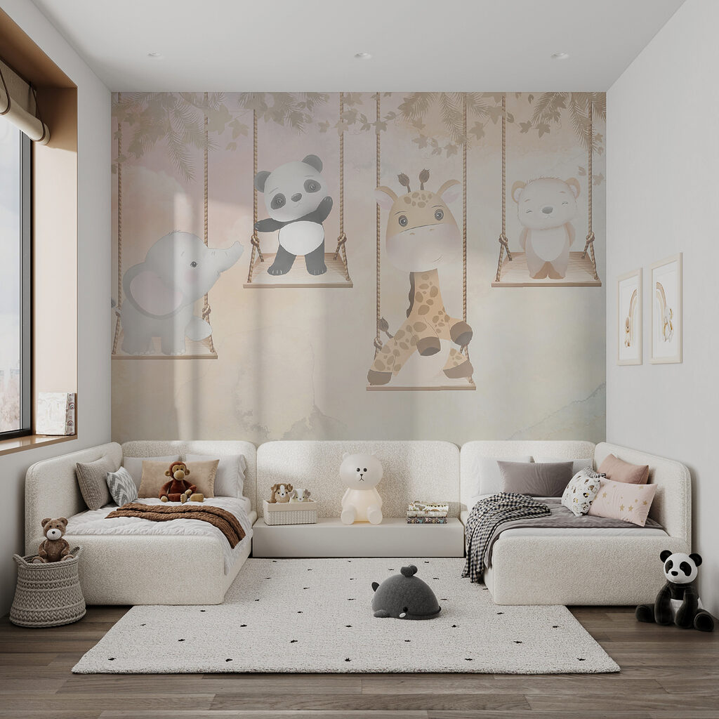 Animalitos en columpios — interior 5
