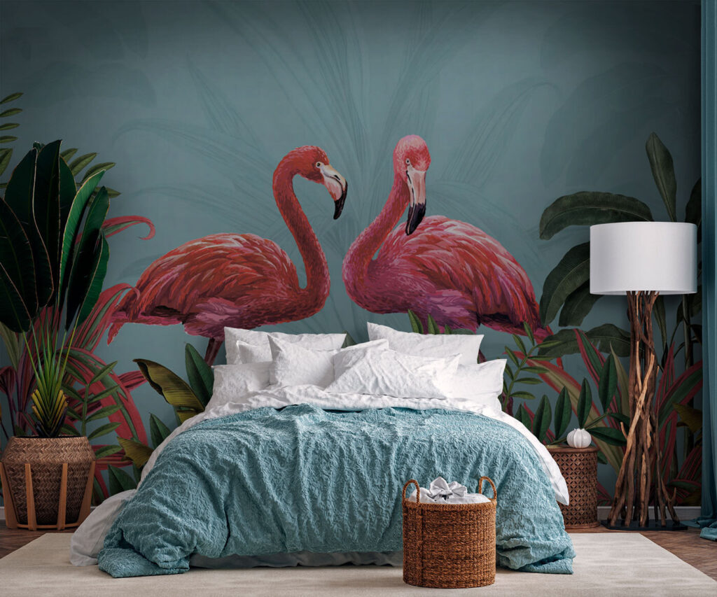 Flamencos entre hojas — interior 2