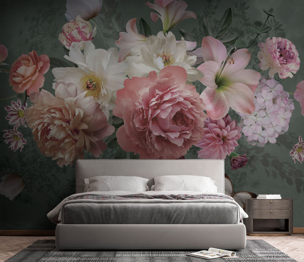 Ramo rosa con mariposas — interior 2