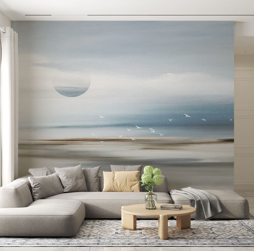 Luna sobre la playa — interior 2