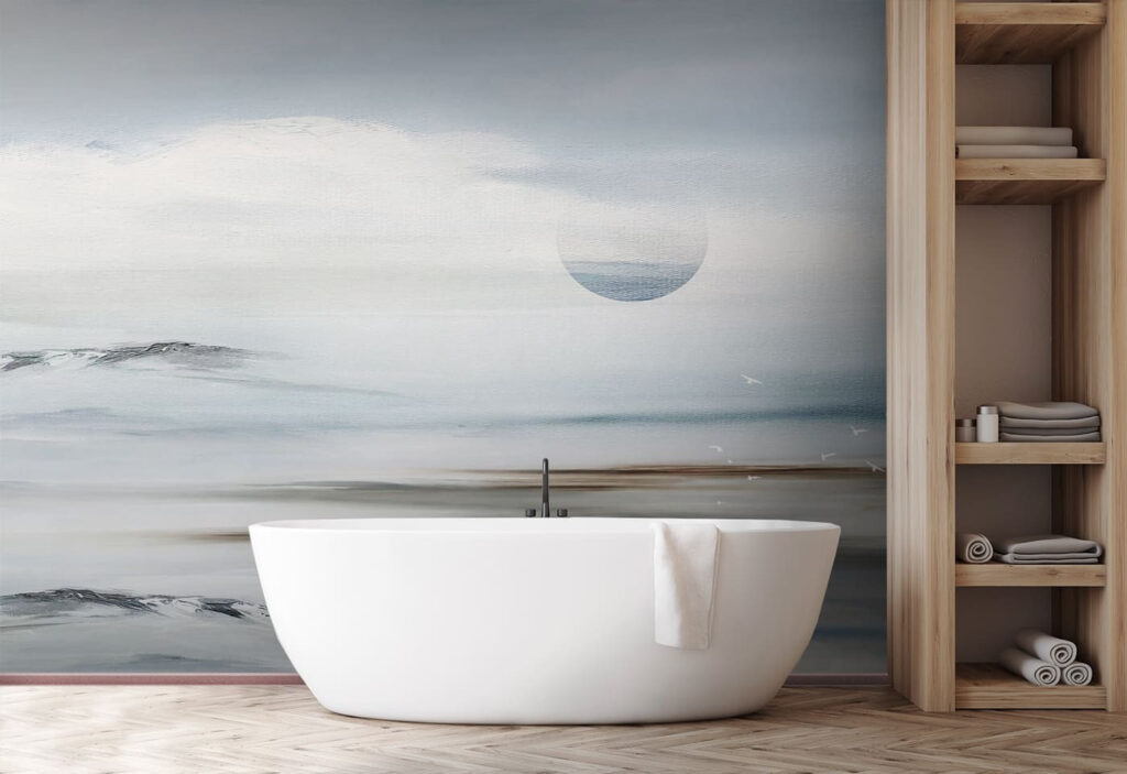 Luna sobre la playa — interior 1