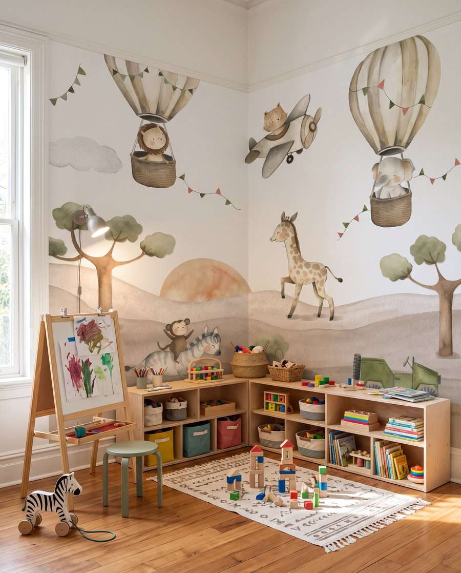 Safari bajo globos — interior 2