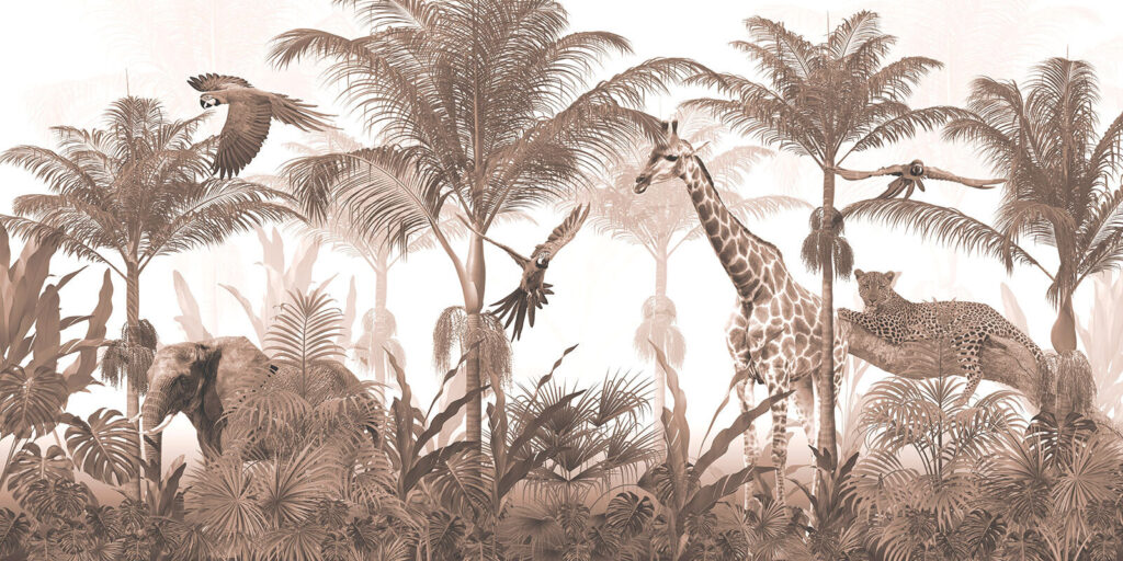 Safari en tonos marrones — diseño completo