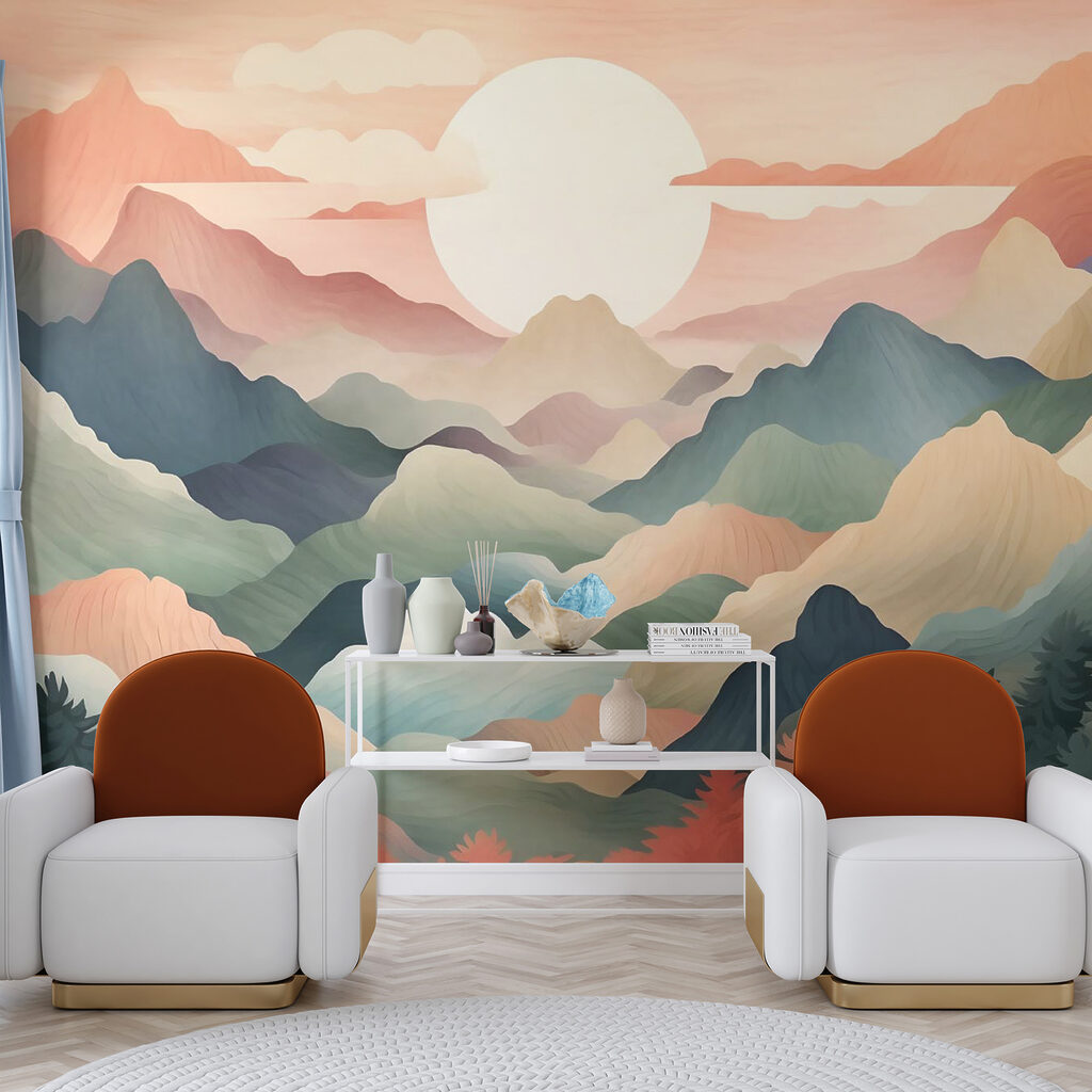 Sol entre montañas coloridas — interior 4