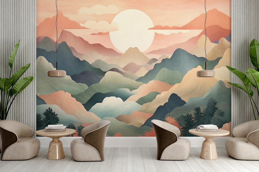 Sol entre montañas coloridas — interior 5