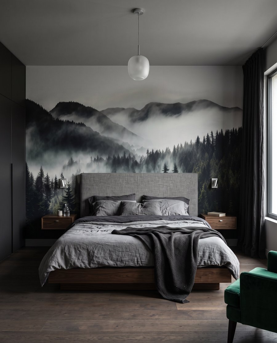 Niebla sobre montañas verdes — interior 3