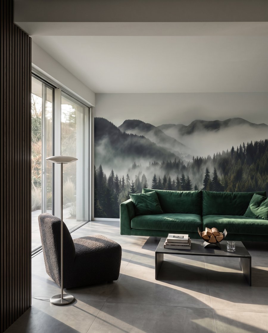 Niebla sobre montañas verdes — interior 4