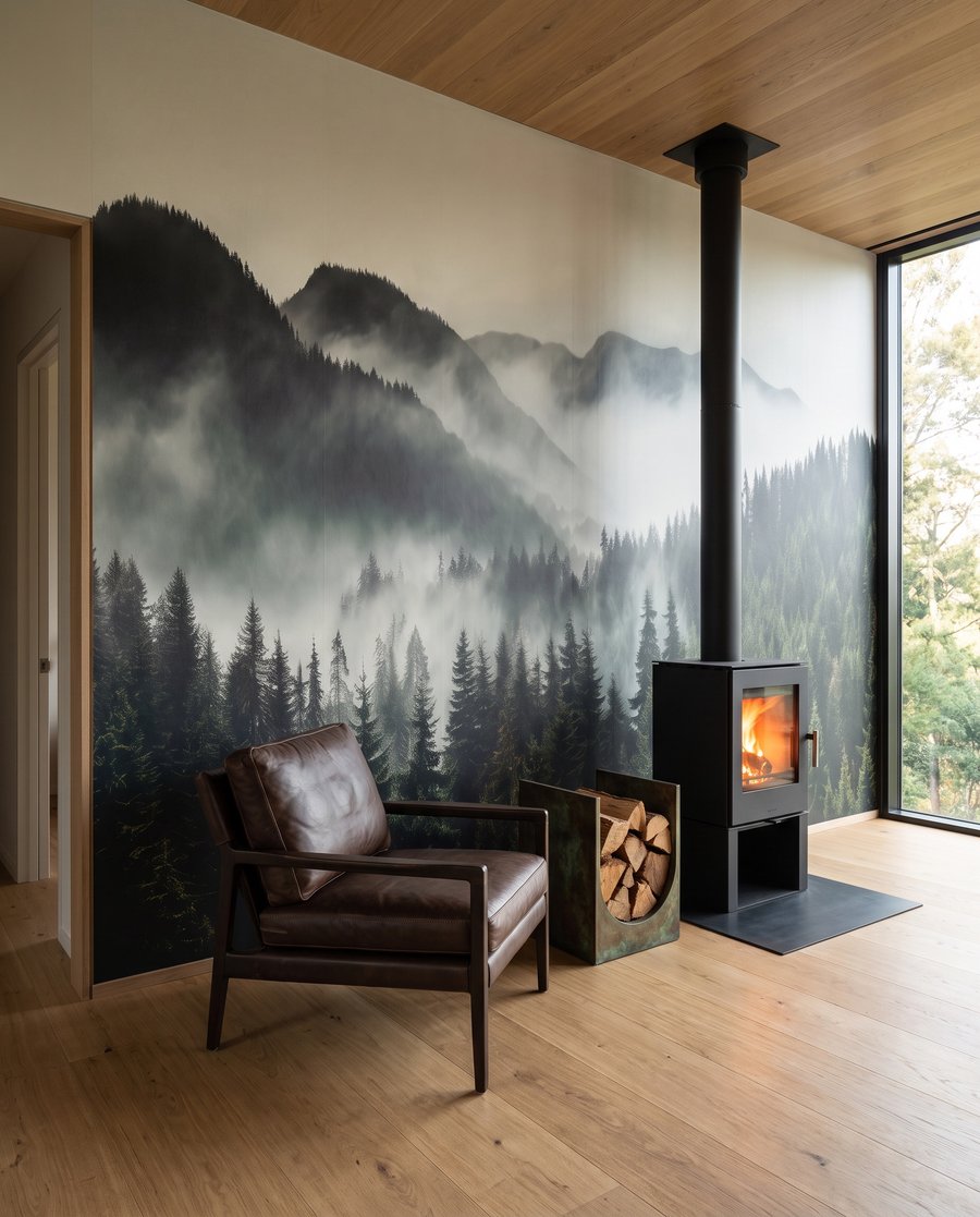 Niebla sobre montañas verdes — interior 5