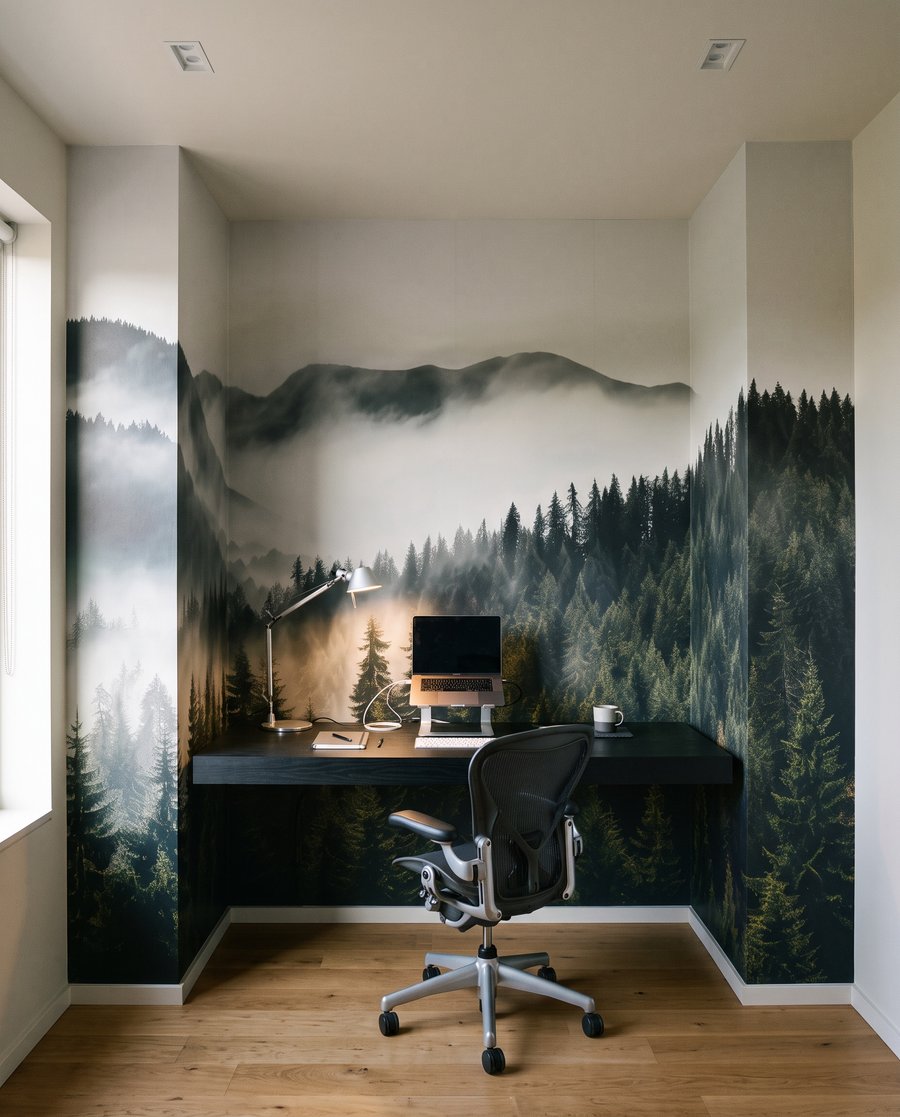 Niebla sobre montañas verdes — interior 7