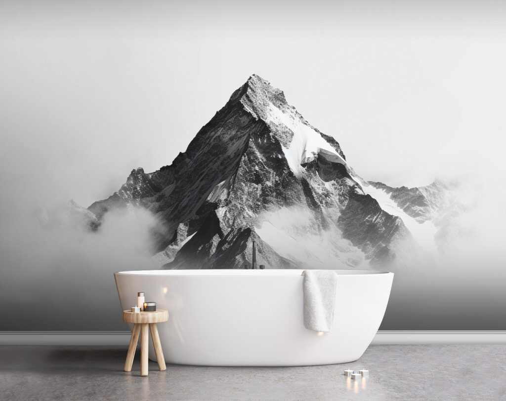 Cumbre solitaria sobre nubes — interior 3