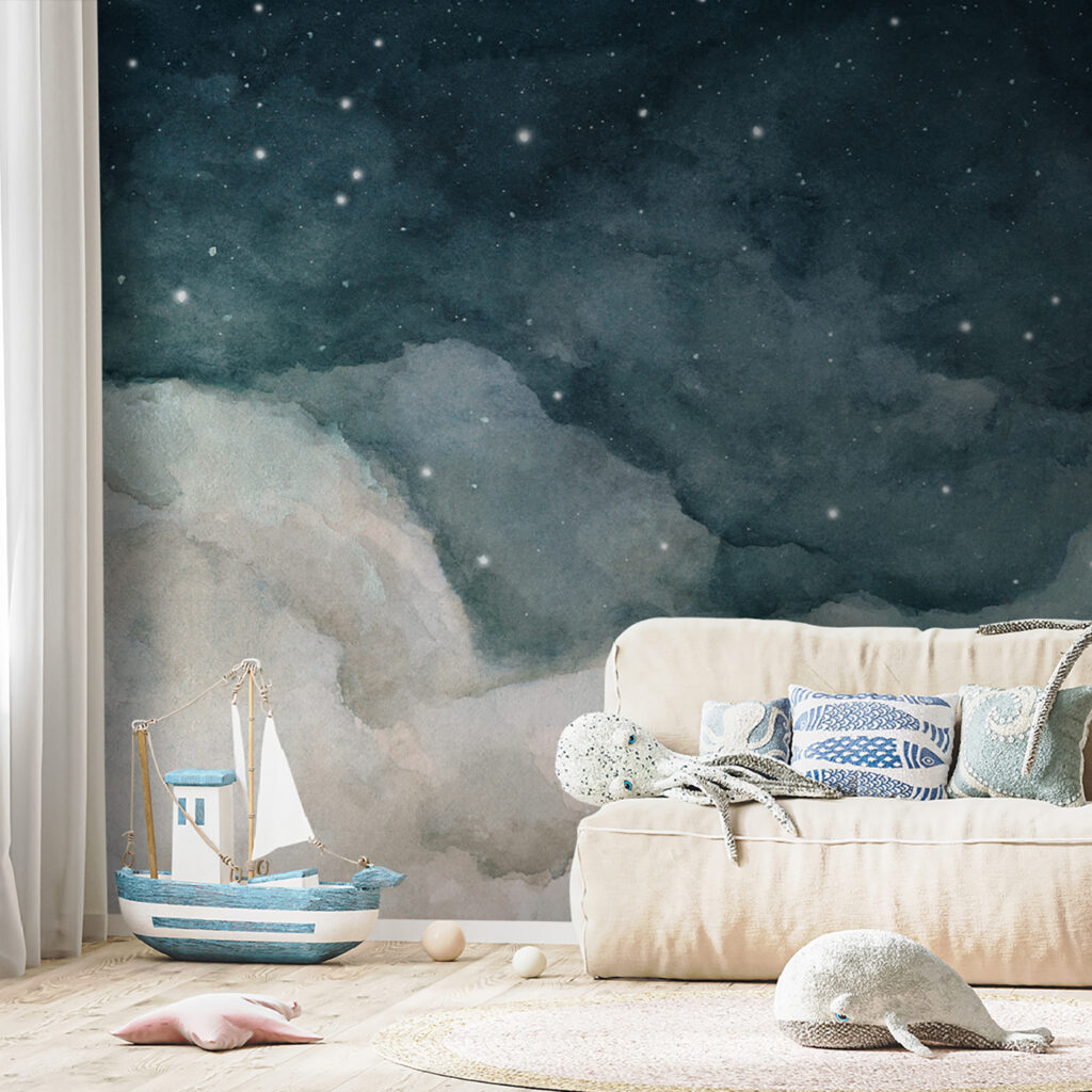 Luna sobre nubes — interior 1