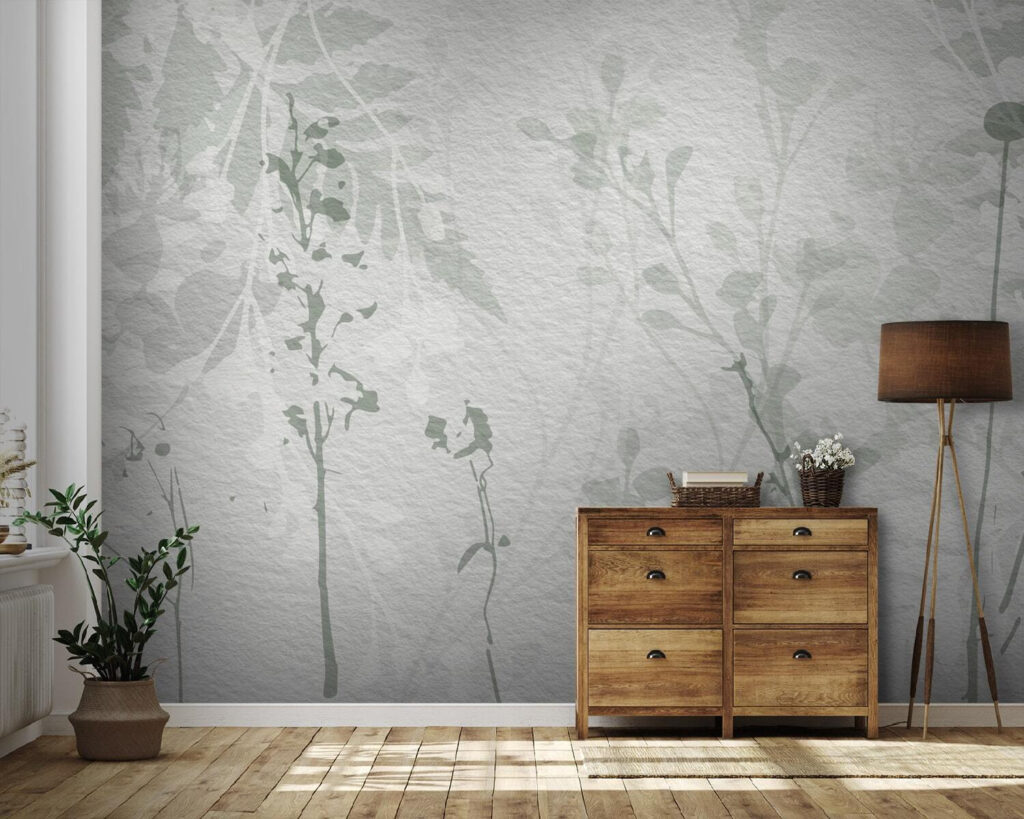 Silueta de flores silvestres — interior 2