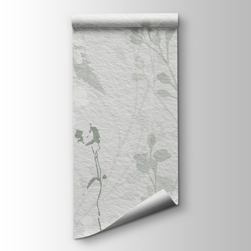 Silueta de flores silvestres — vista del producto