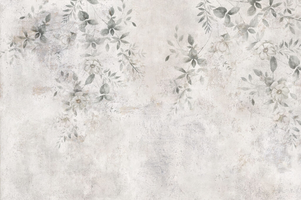 Rastro de flores — diseño completo