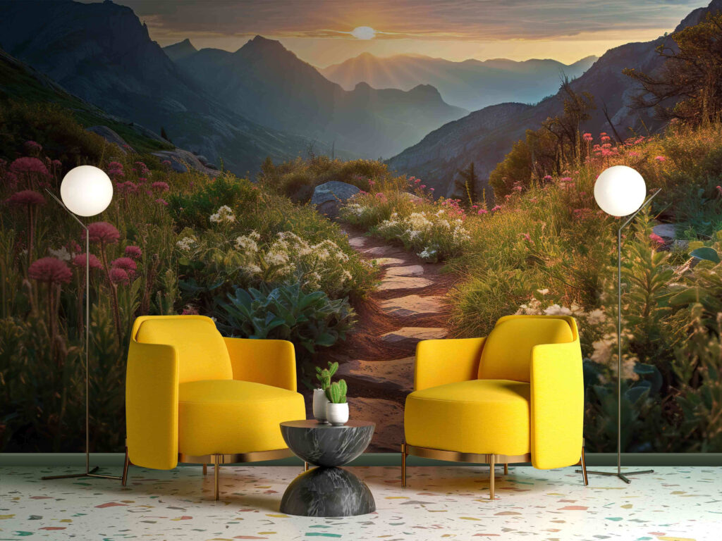 Sendero dorado al atardecer — interior 3