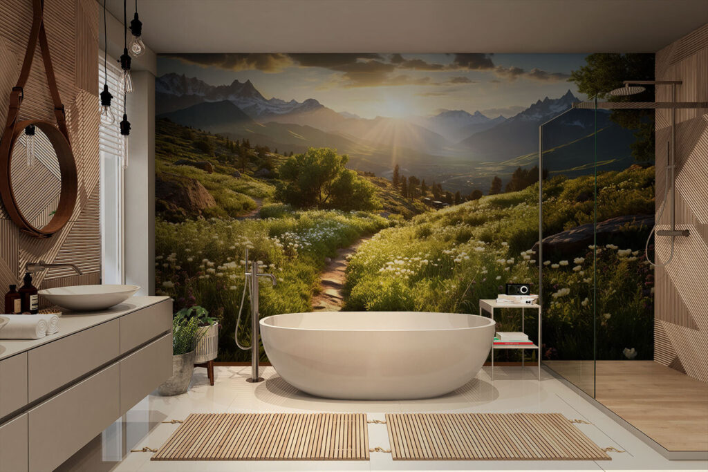 Sendero de flores blancas — interior 3