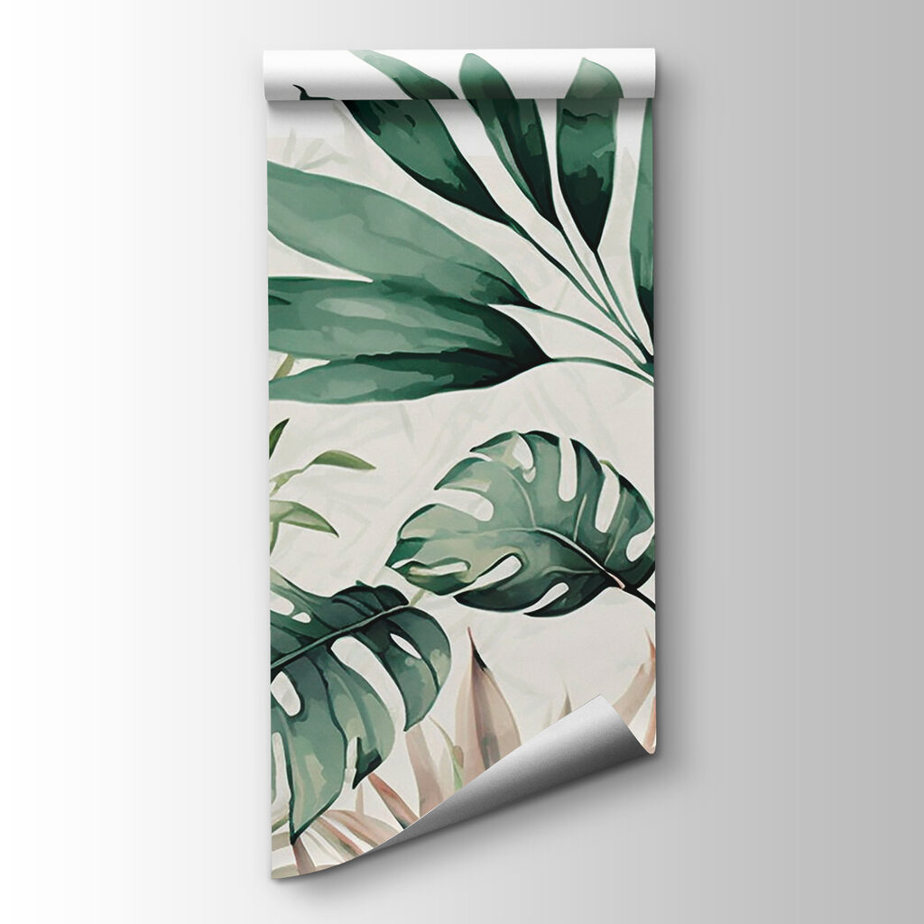 Monstera en acuarela — vista del producto