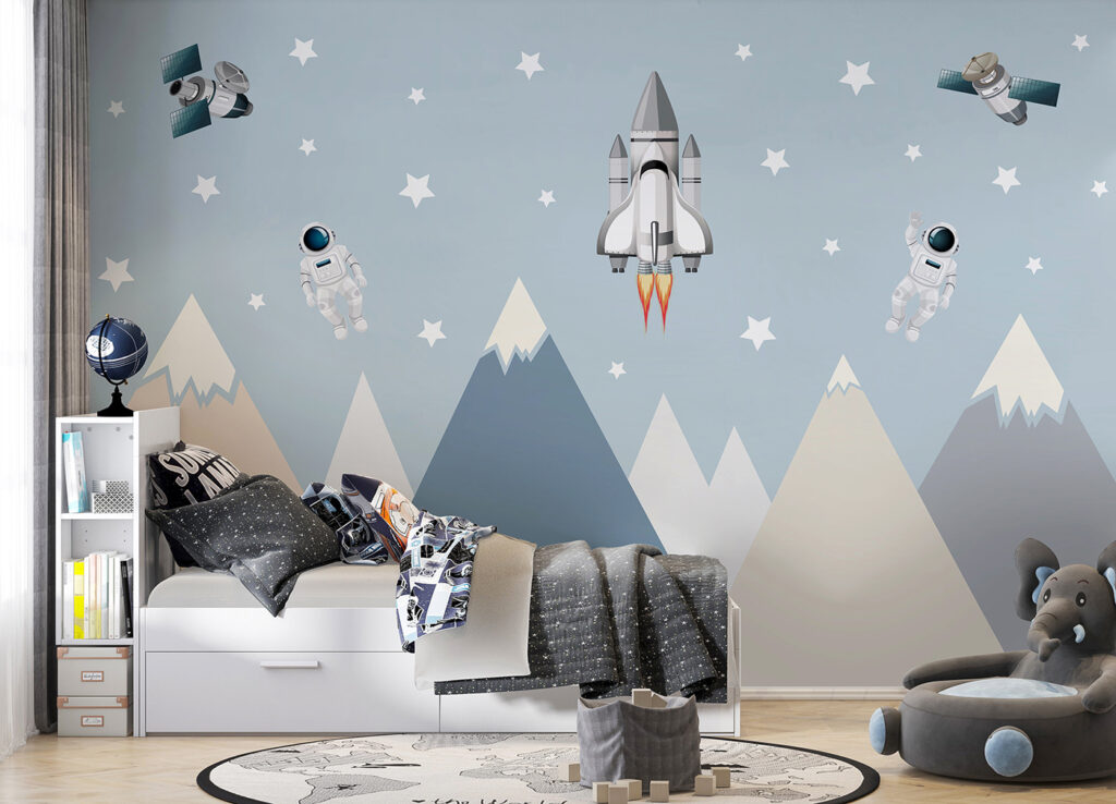 Astronautas sobre montañas — interior 1