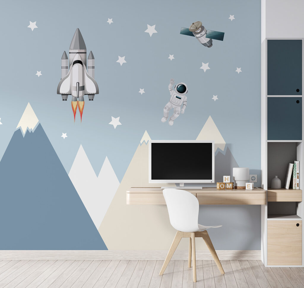 Astronautas sobre montañas — interior 4