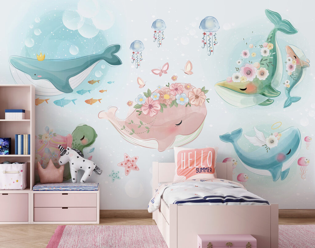 Ballenas con guirnaldas — interior 4