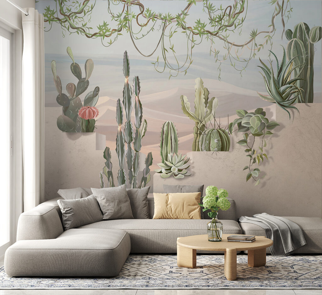 Cactus junto a dunas — interior 3