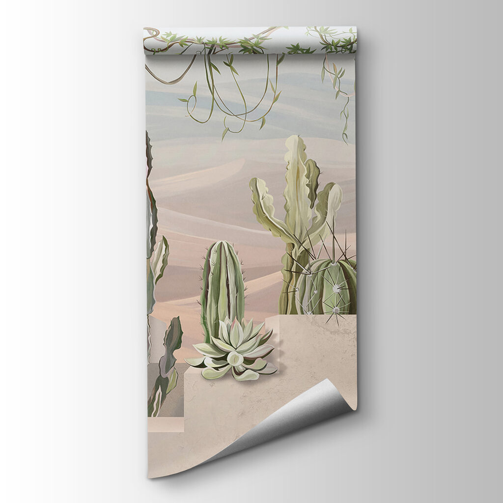 Cactus junto a dunas — vista del producto