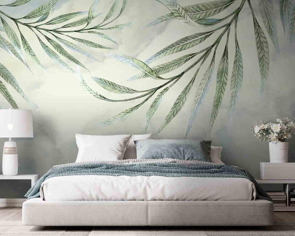 Ramitas verdes colgantes — interior 2