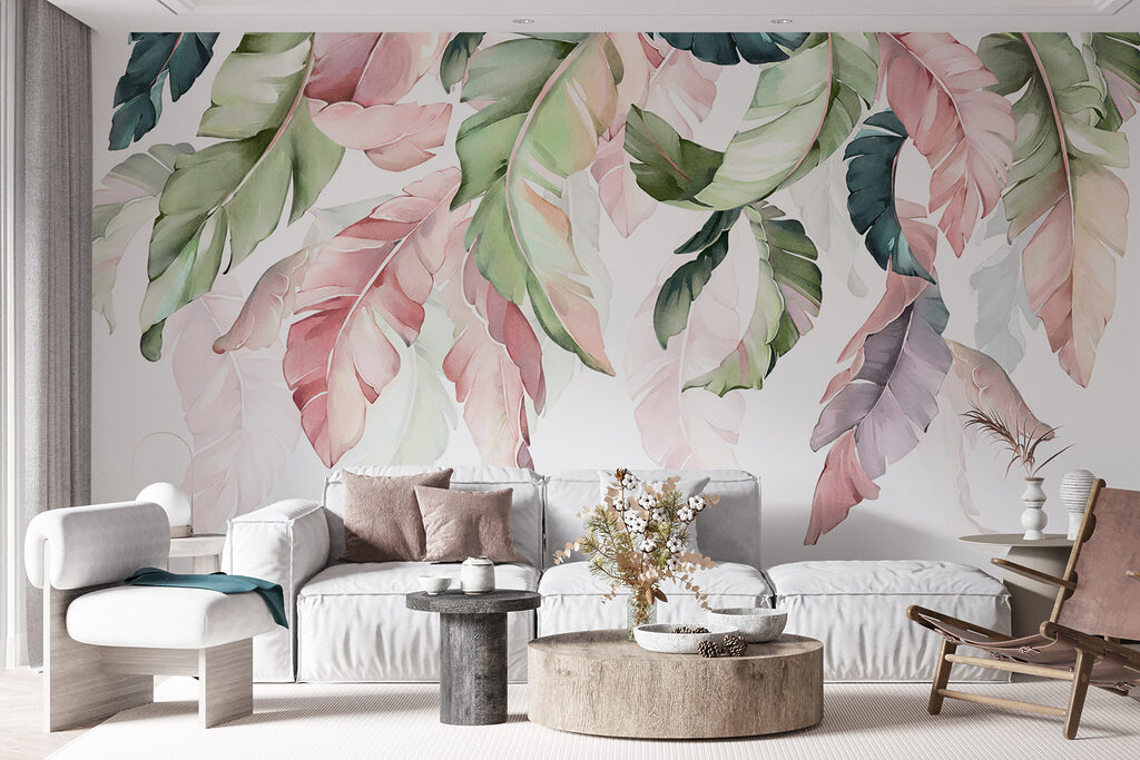 Hojas pastel colgantes — interior 6