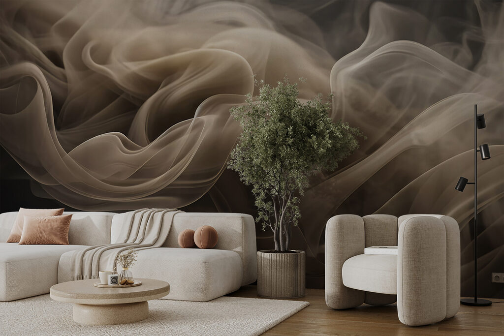 Corriente de velos marrones — interior 7