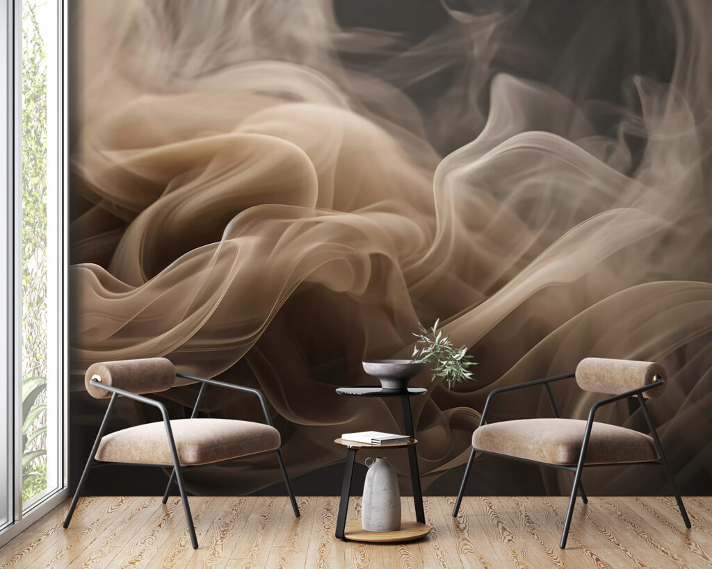 Corriente de velos marrones — interior 4