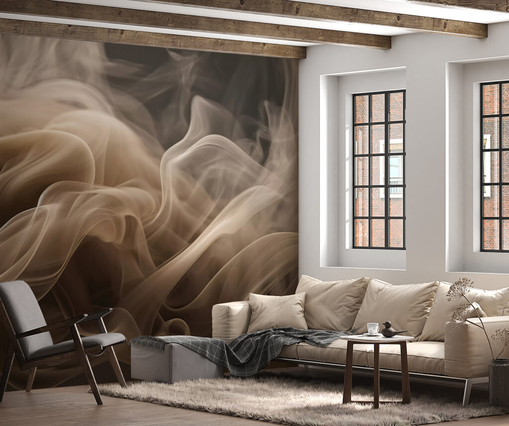 Corriente de velos marrones — interior 5