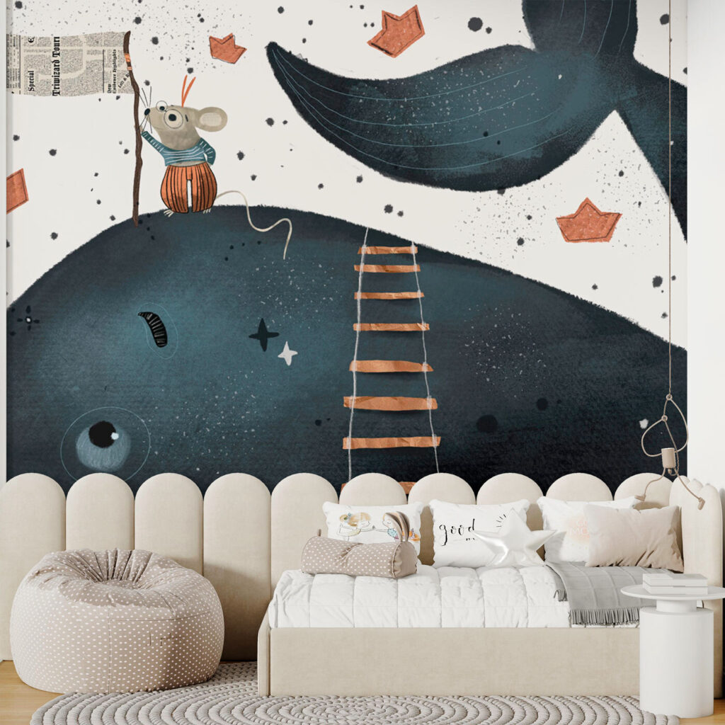 Ratón sobre una ballena — interior 1