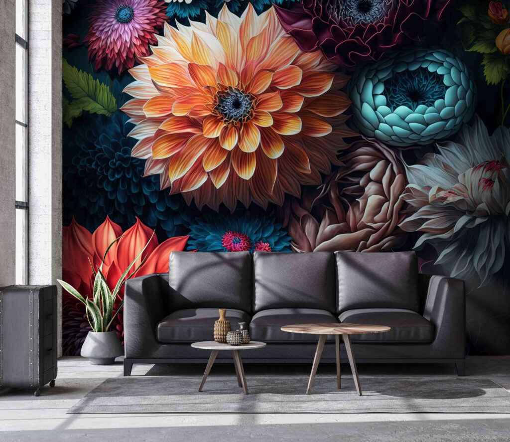 Dalias en sombra colorida — interior 1
