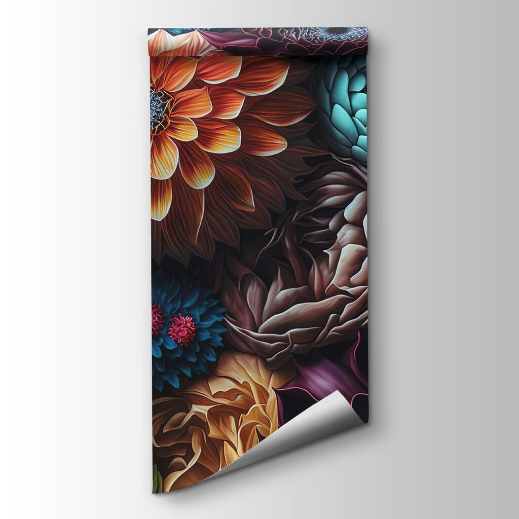 Dalias en sombra colorida — vista del producto