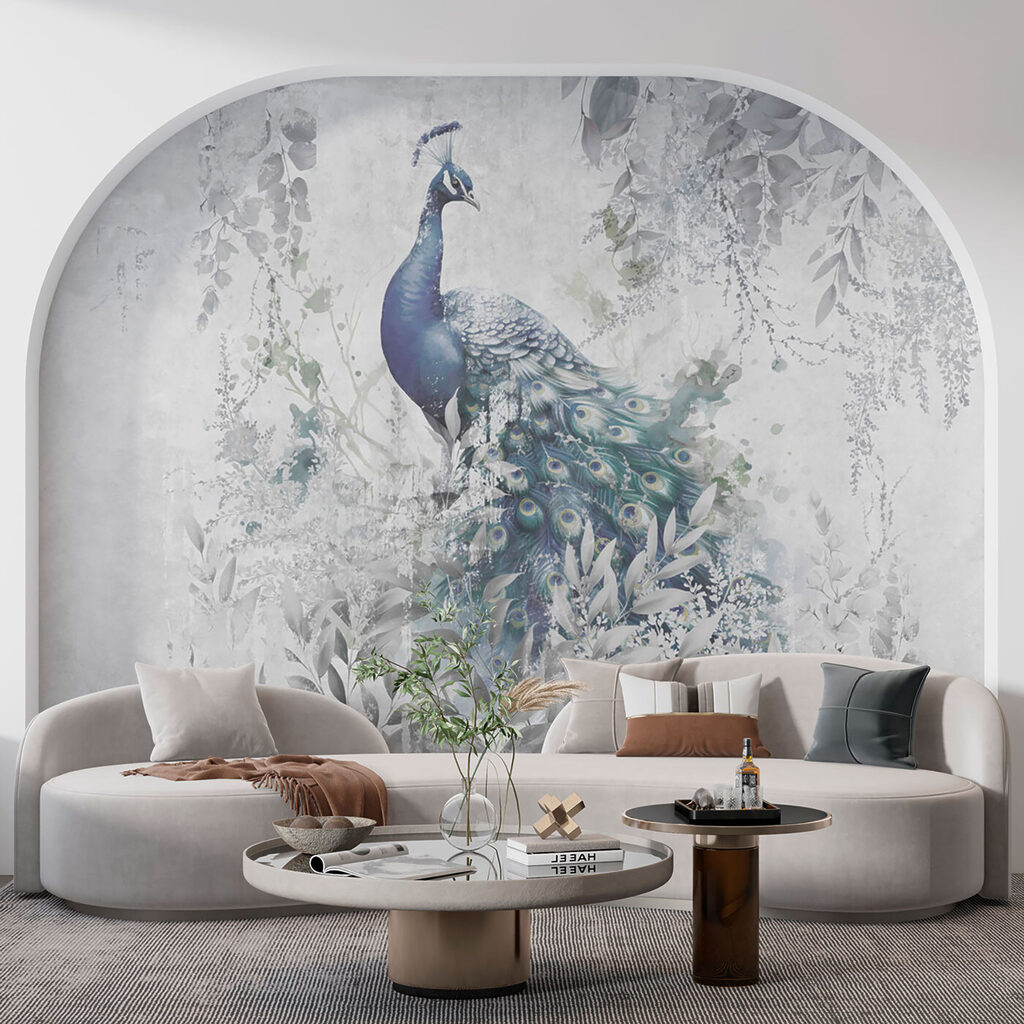 Pavo real en bruma — interior 3