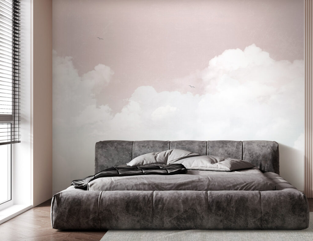 Nubes en capas suaves en un interior