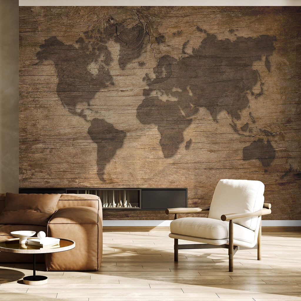 Mapa antiguo sobre tablas — interior 3