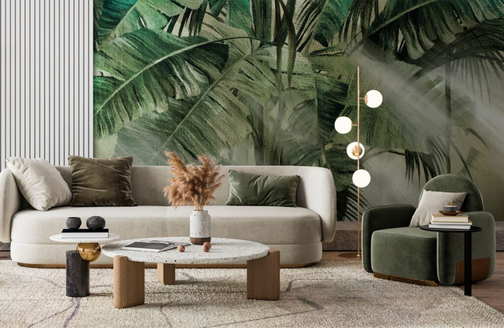 Luz suave entre hojas — interior 1