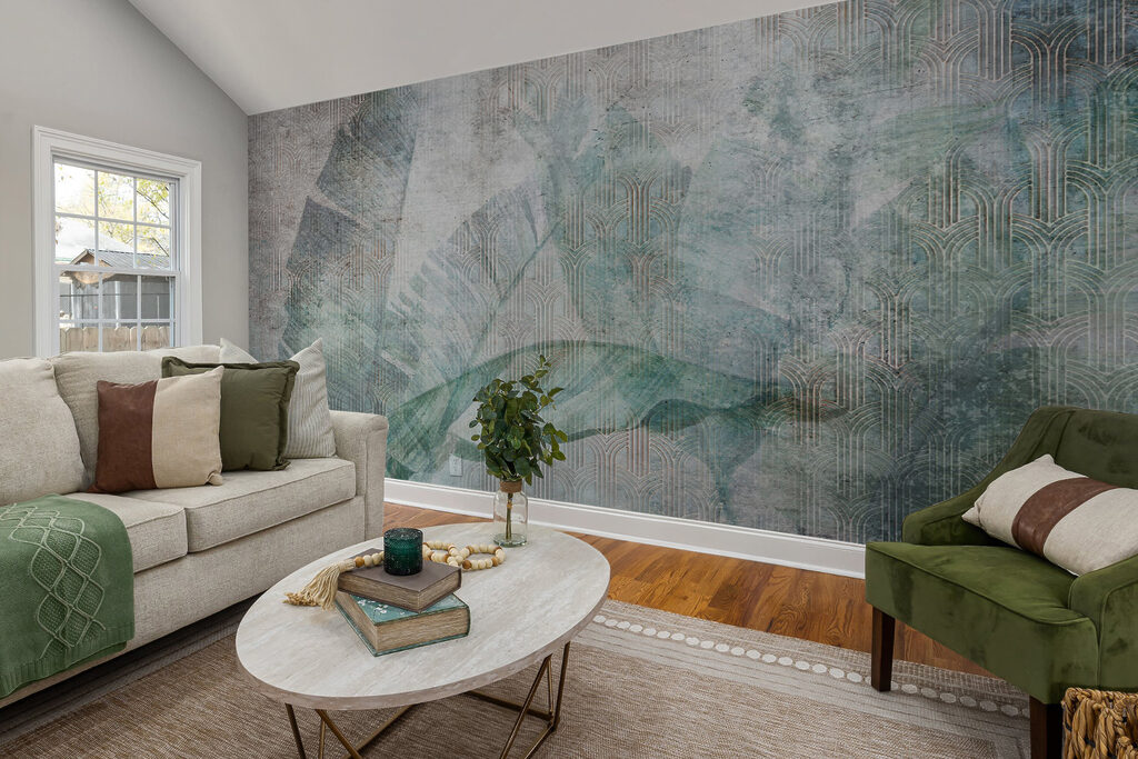 Hojas difusas en capas — interior 4