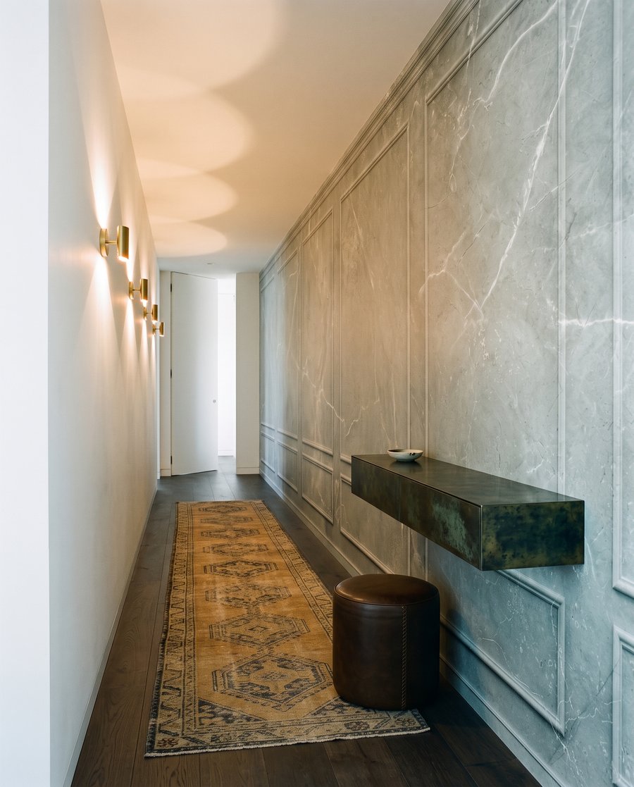 Paneles verdes con vetas — interior 4