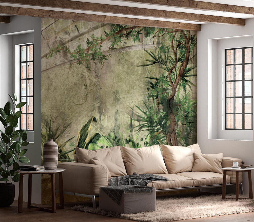 Bambú en selva oscura — interior 1